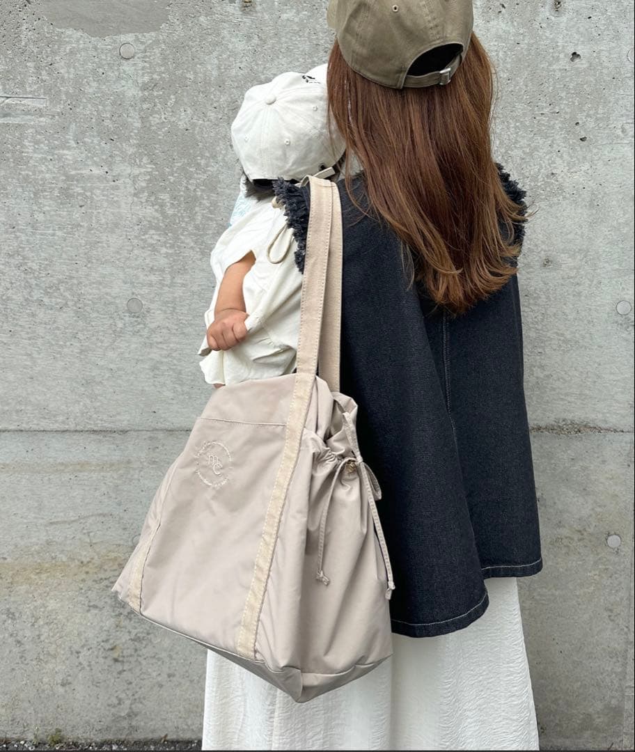 新品未使用品⭐️INTER FACTORY choco マザーズバッグ ベージュ