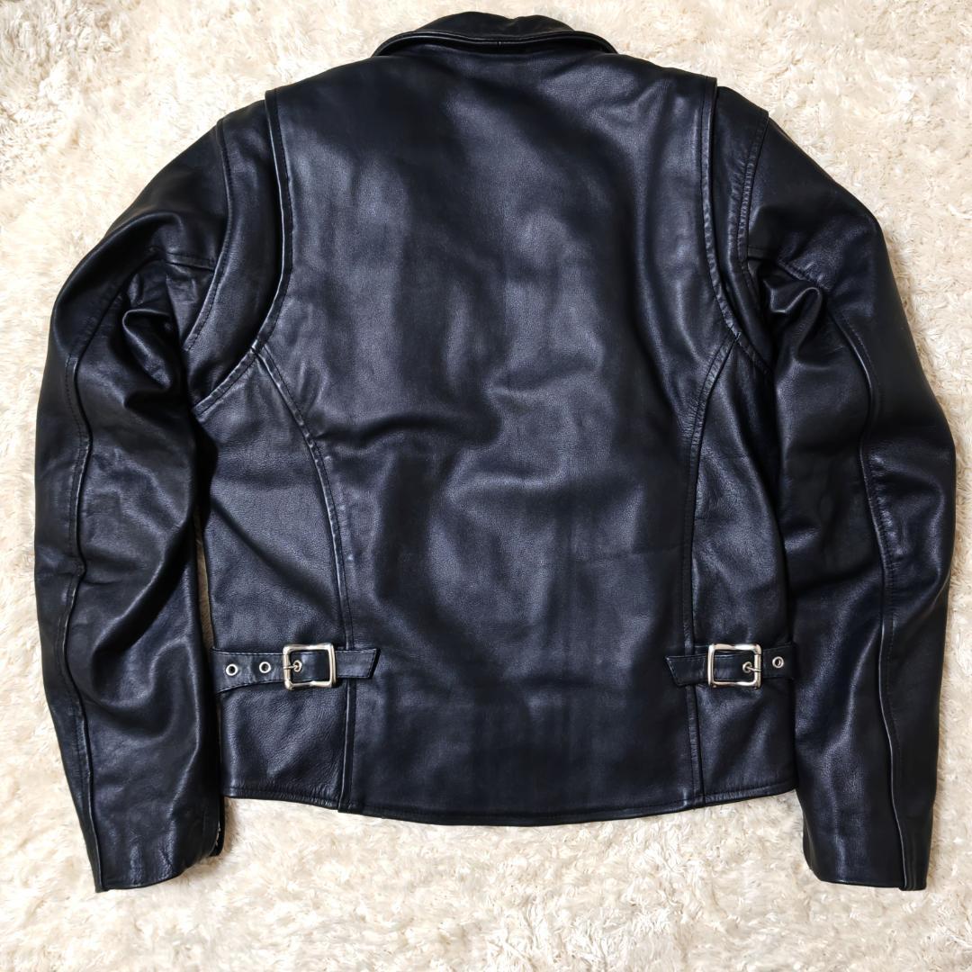 美品 デイトナ ライダースジャケット ダブル Lサイズ ライナー付き バイカー