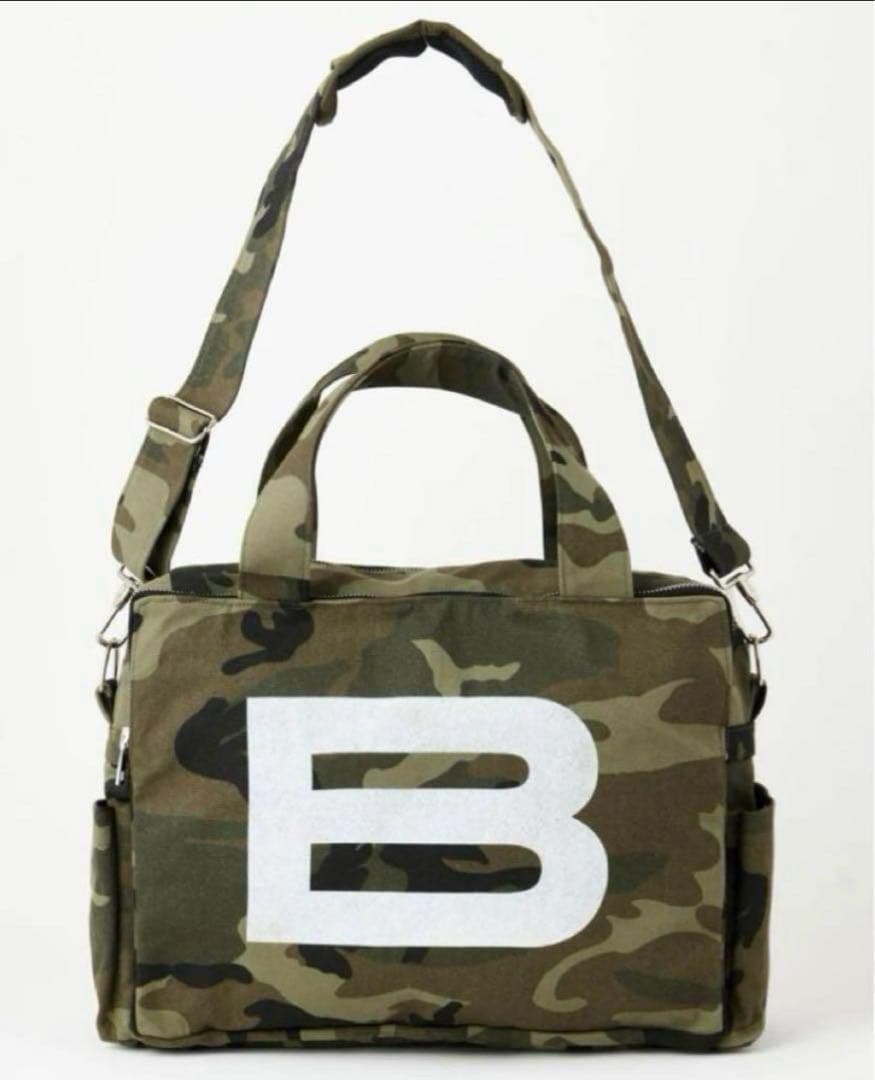 BEEDEN BIG B LOGO BAG カモ柄　あ