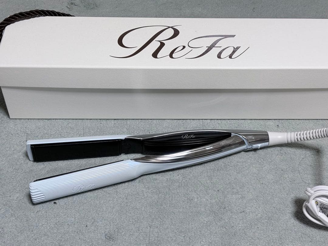 ReFa ストレートヘアアイロン ホワイト/ブラック