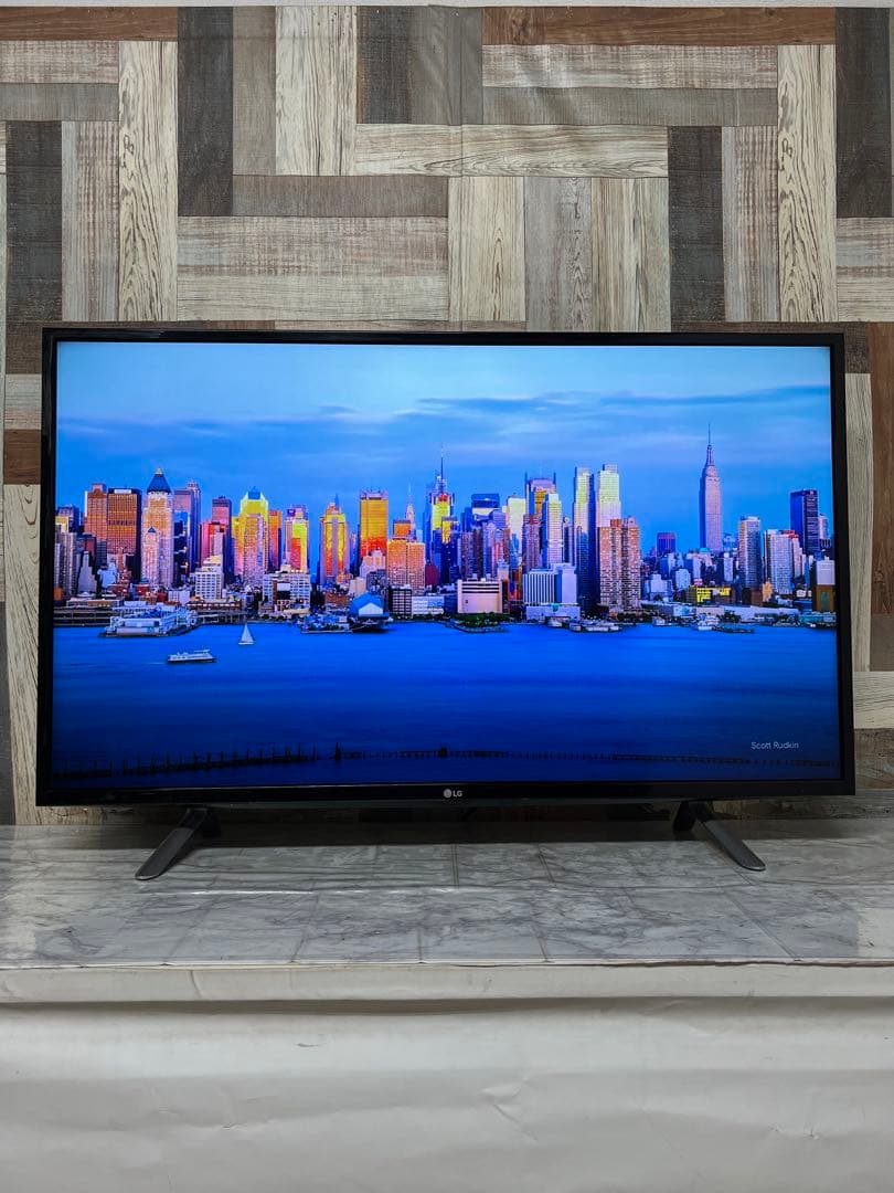 即日受渡❣️全国送料込LG43型4K液晶テレビ　外付けHDD録画可能