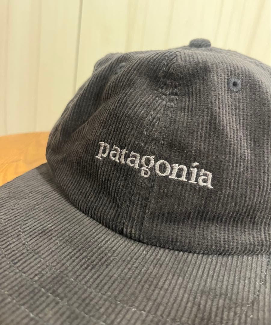 新品 Patagonia パタゴニア コーデュロイ ブラック 黒 キャップ