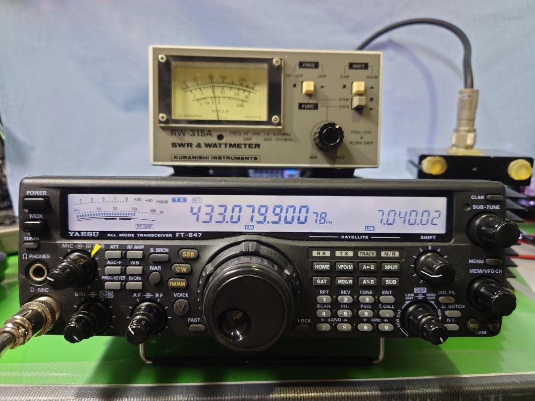 m*y様 YAESU FT-847 コリンズメカフィル付き 美品