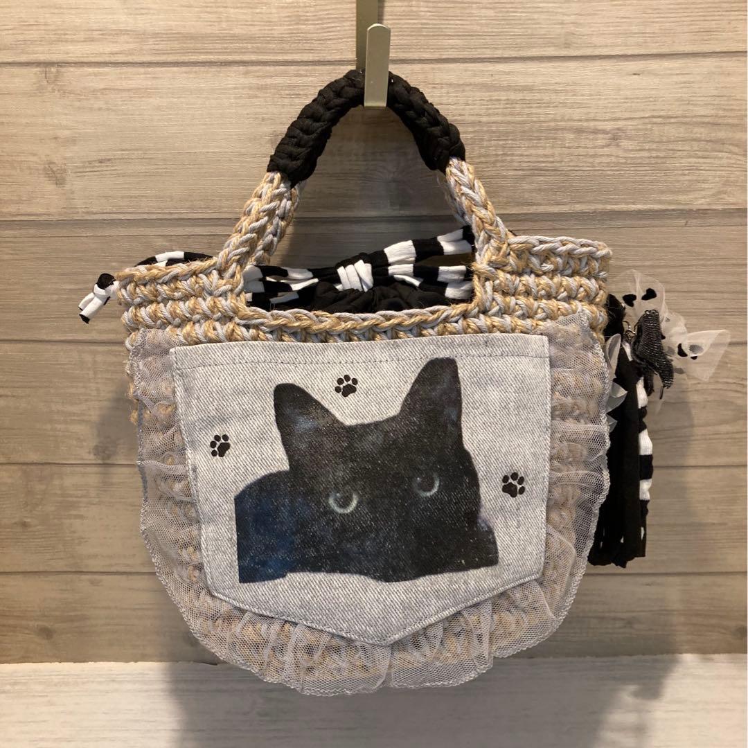 ちょここ様Ｎｏ538 ハンドメイドバッグ デニムリメイクバッグ リメイクデニム