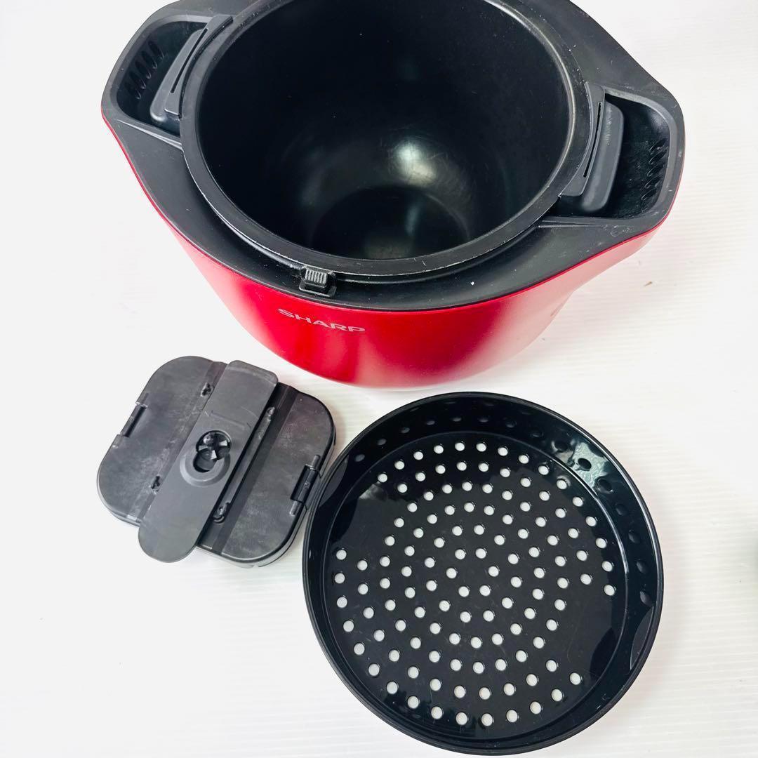 SHARP 水なし自動調理鍋 ヘルシオ 2.4Lタイプ KN-HW24G-R