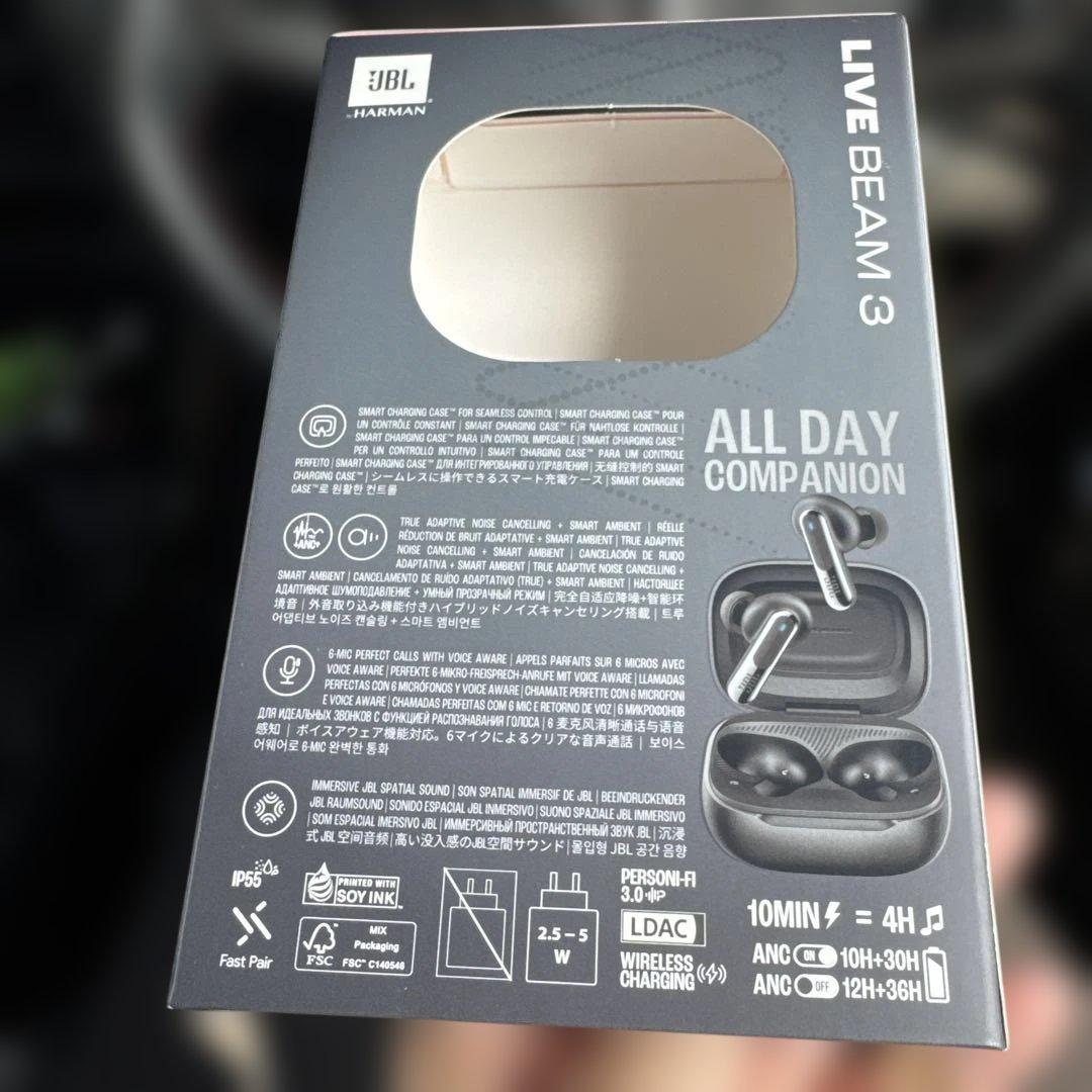 JBL LIVE BEAM 3 イヤフォン