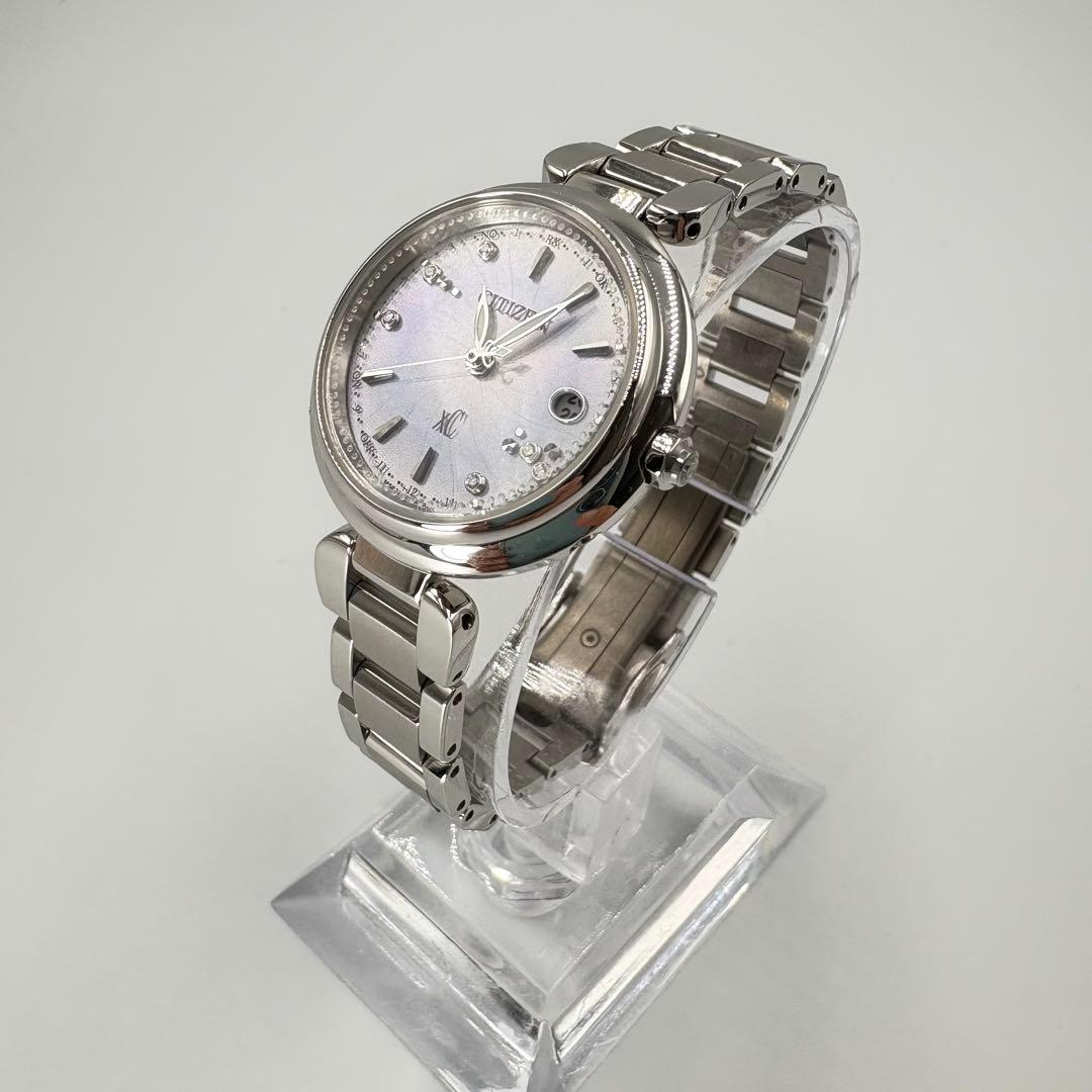 希少✨美品✨1600本限定モデル シチズン クロスシー　ダイヤモンド 白蝶貝