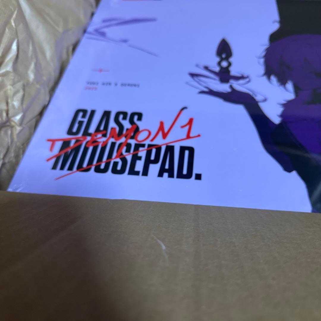 Yuki Aim x Demon1 ガラスマウスパッド