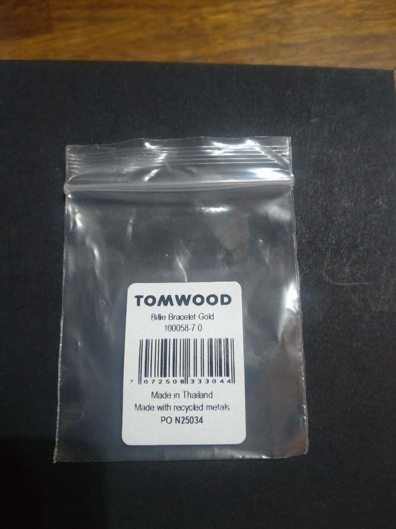 トムウッド　Billie Bracelet Gold 7.0インチ