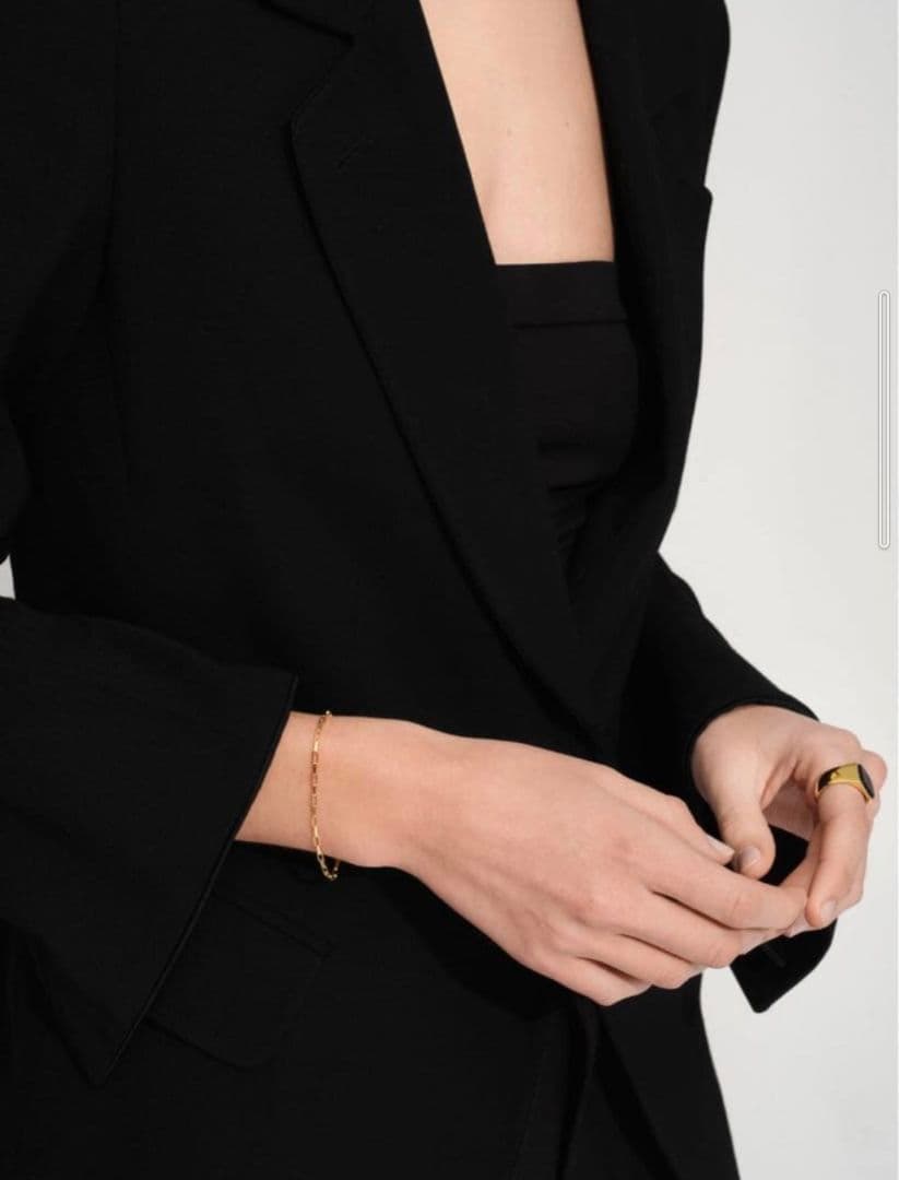 トムウッド　Billie Bracelet Gold 7.0インチ