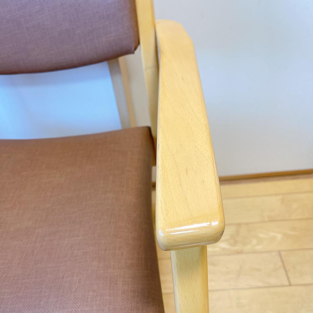 【2個セット】　NAZERO　ナゼロ　アームチェア 木製　椅子