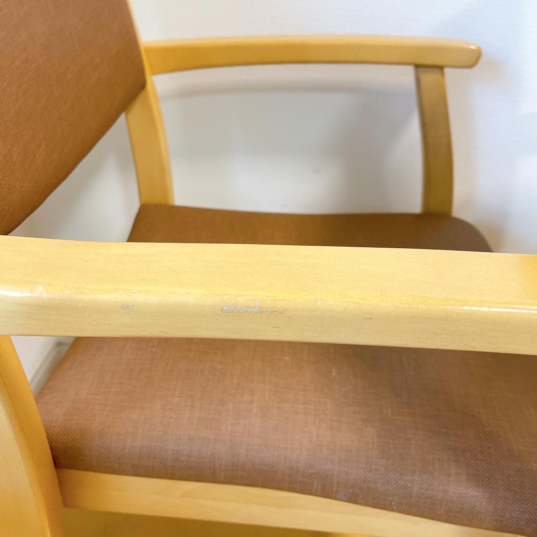 【2個セット】　NAZERO　ナゼロ　アームチェア 木製　椅子