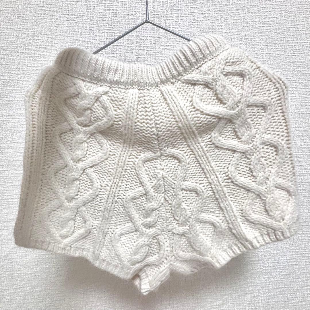 ANDMARY Mou loose knit set up アイボリー