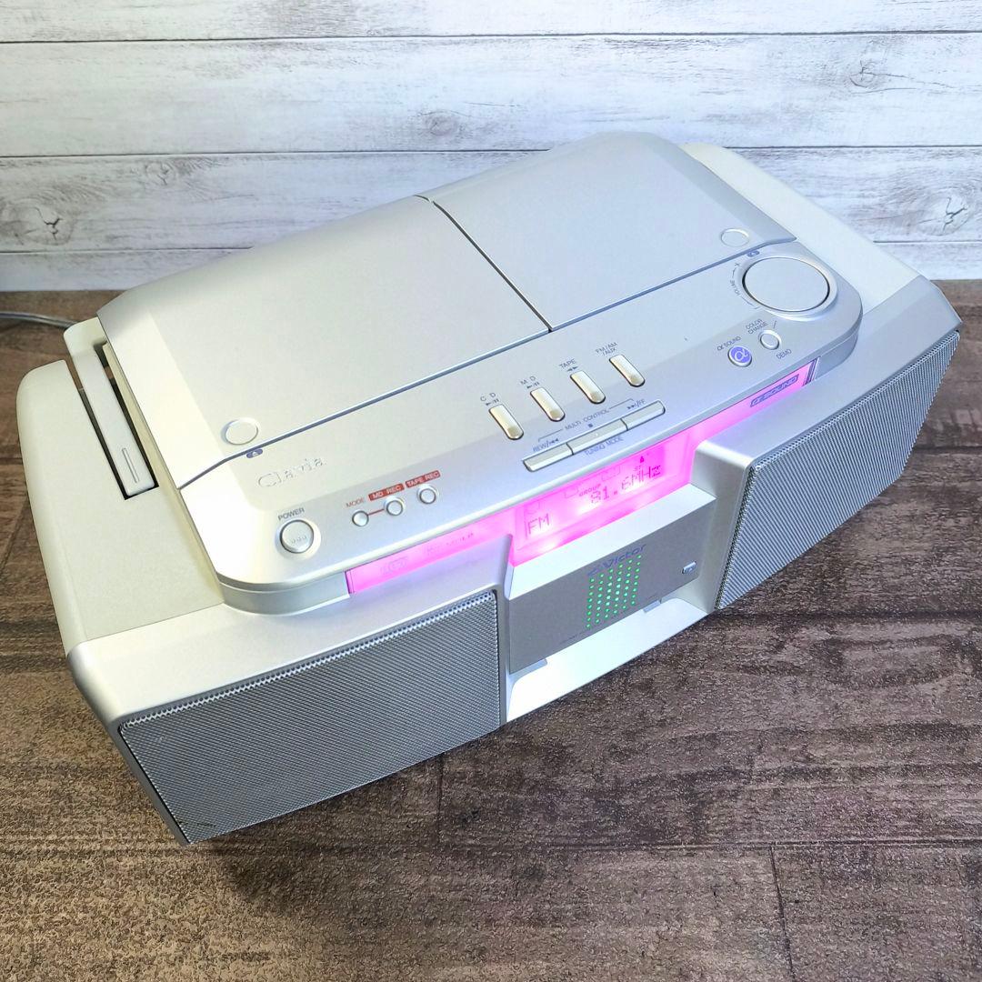 【動作確認済】Victor CD/MDポータブルシステム RC-T1MD-S