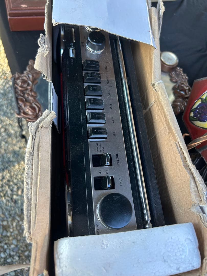 SANSUI SCR-B2(RD) Bluetoothラジオ　新品未使用　格安