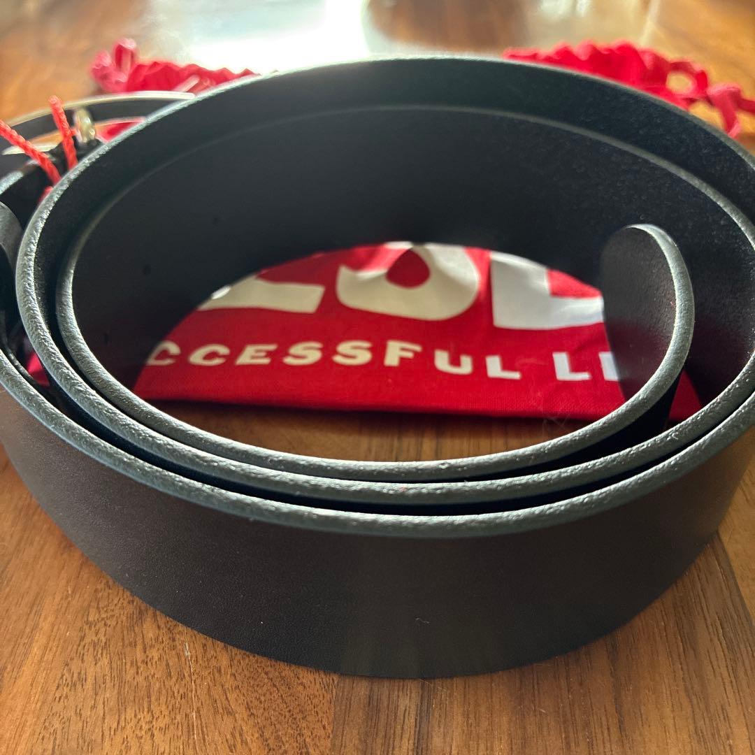 ニョ　DIESEL 1DR オーバルD ロゴ ベルト 95cm