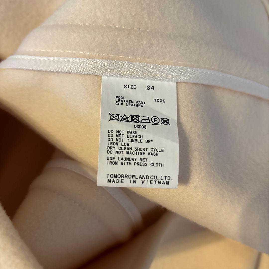 美品　トゥモローランドMACPHEE ダッフルコート　34