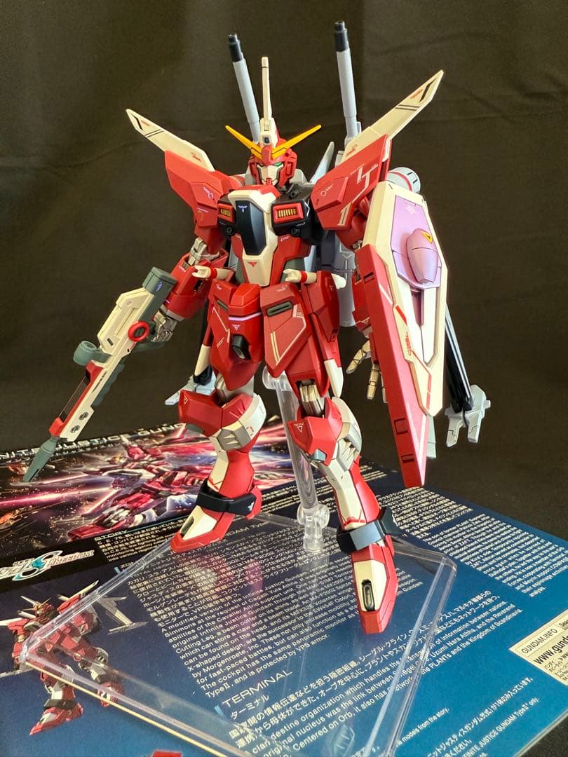 HG インフィニットジャスティスガンダム弐式 全塗装 完成品