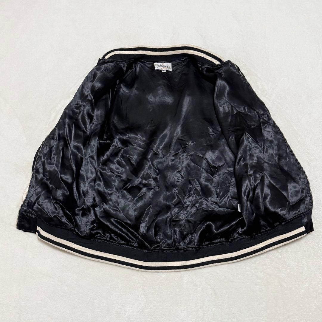 絡繰魂 スカジャン 鳳凰 不死鳥 刺繍 スーベニアジャケット 和柄 龍 朱雀