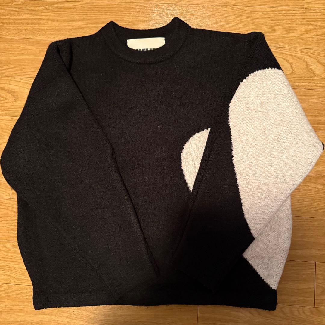 ンニット♡pattern KNIT ハートパターンニット