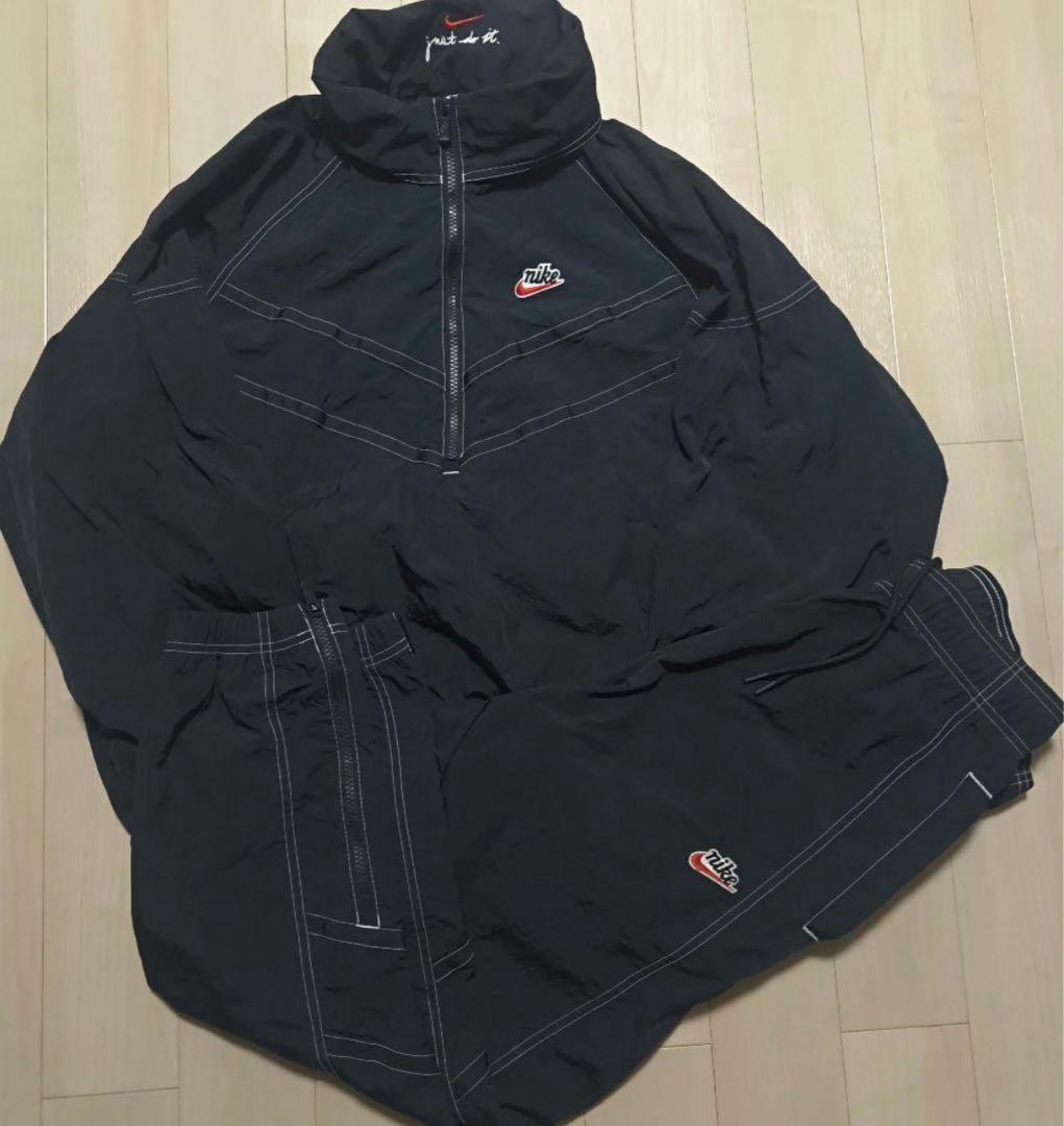 Y*o様 完売品 NIKE ナイキ　ナイロンジャケット　セットアップ　ハーフジッ