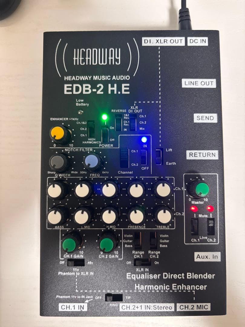 HEADWAY EDB-2 H.E プリアンプ アナログミキサー