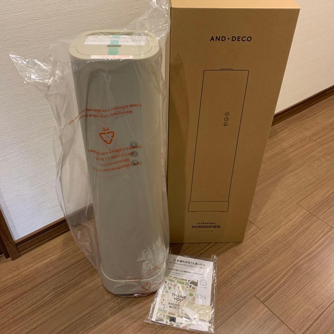 新品未使用　アンドデコ　加湿器