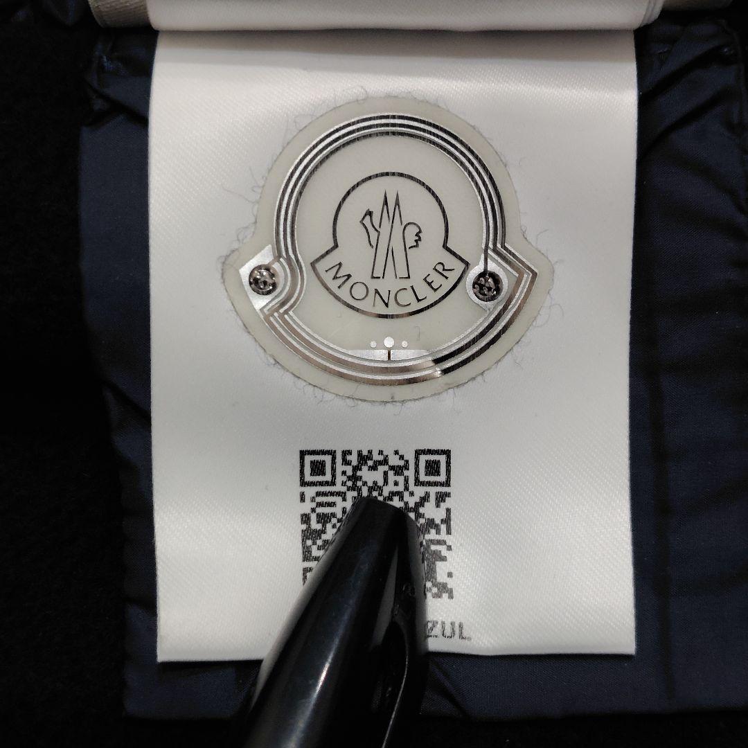 モンクレール Maglia ダウンカーディガン ハイネック ネイビー XL 良品