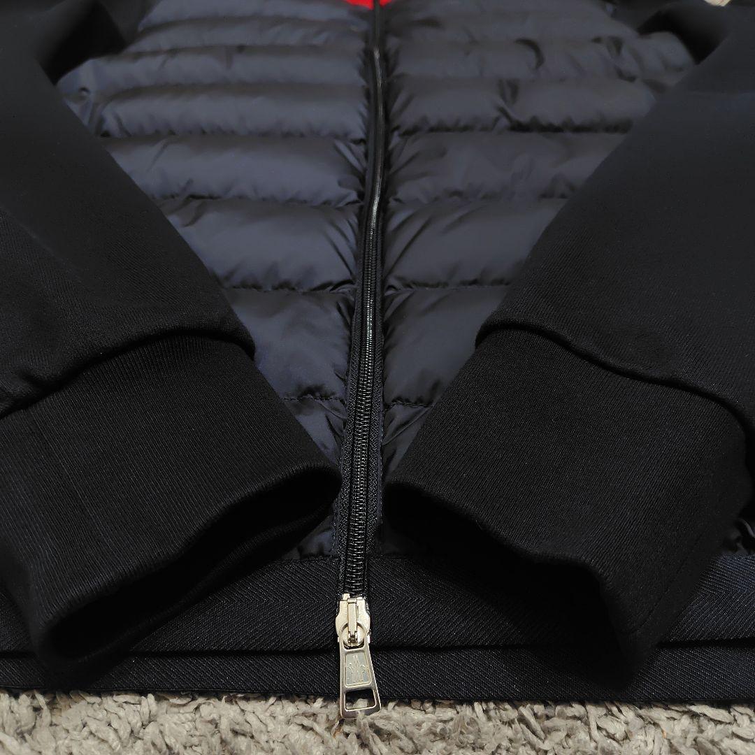 モンクレール Maglia ダウンカーディガン ハイネック ネイビー XL 良品