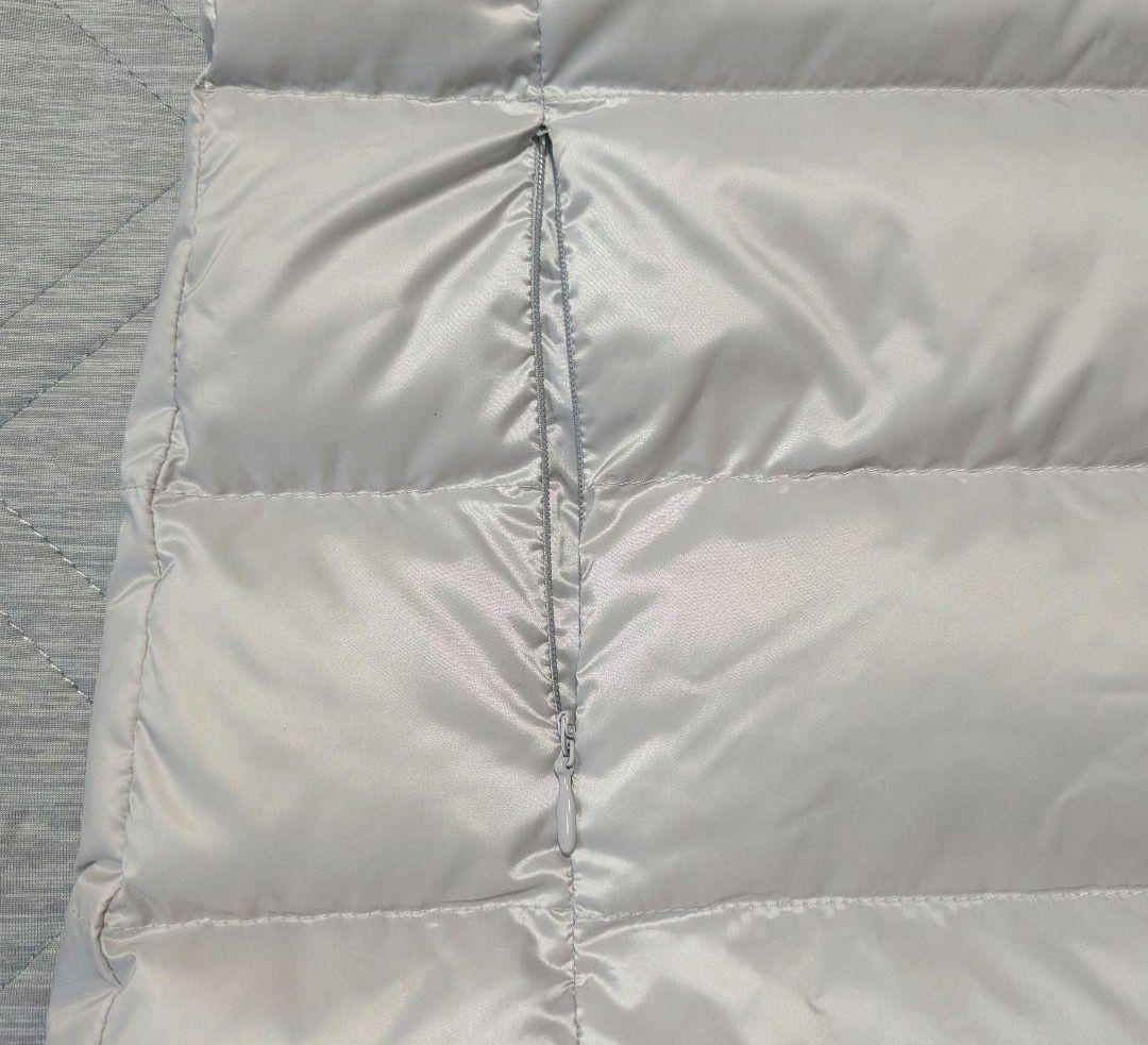 【DoCLASSE】 ★新品未使用品★異素材コンビ・リアルダウンフードコート Ｌ