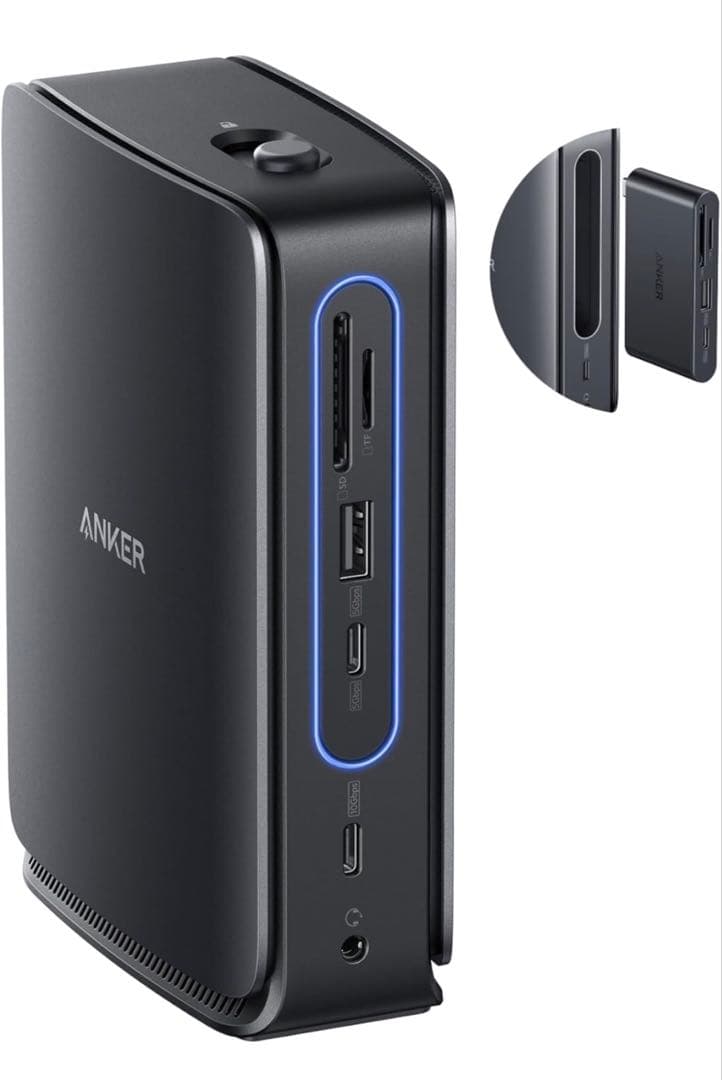 Anker Nano ドッキングステーション (13-in-1, 着脱式)