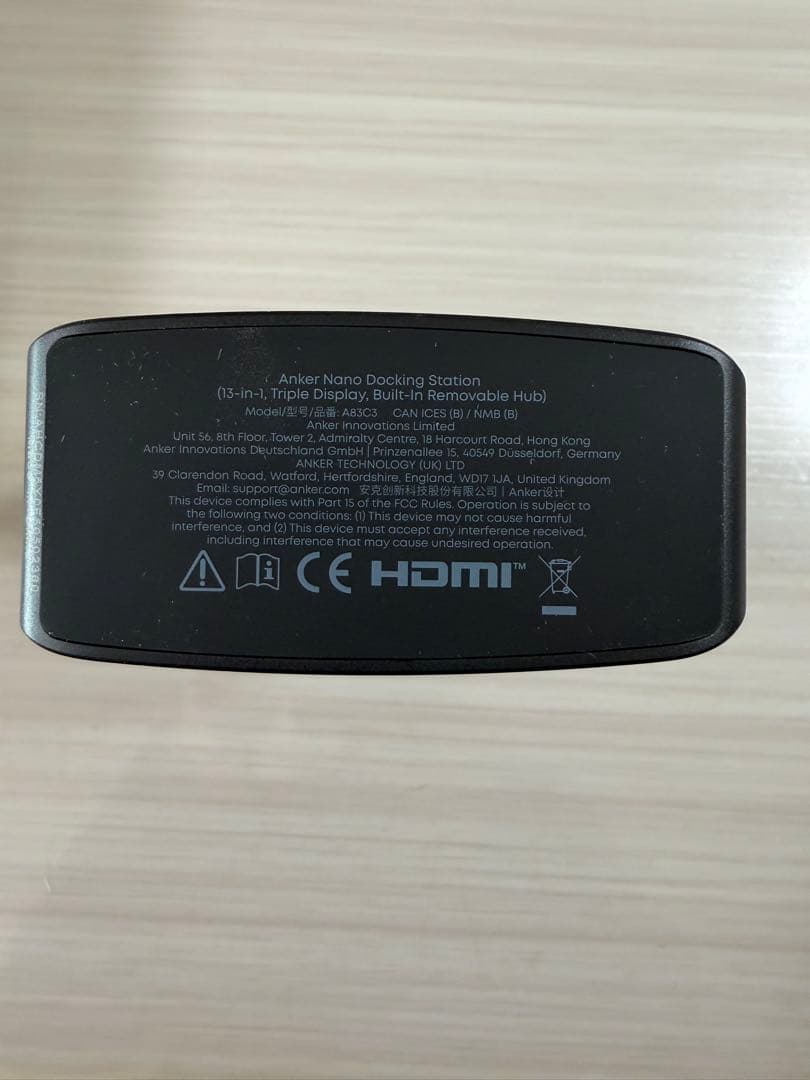 Anker Nano ドッキングステーション (13-in-1, 着脱式)