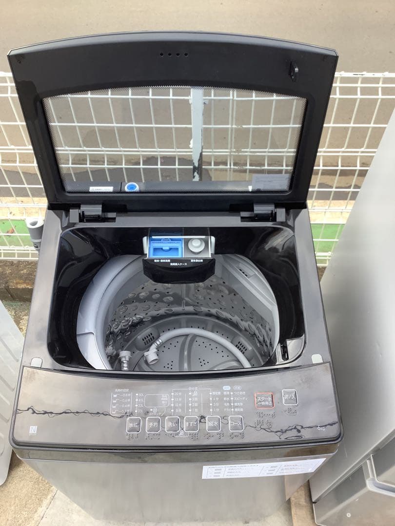柳さん ニトリ 6kg 洗濯機 NTR60BK 2022年製