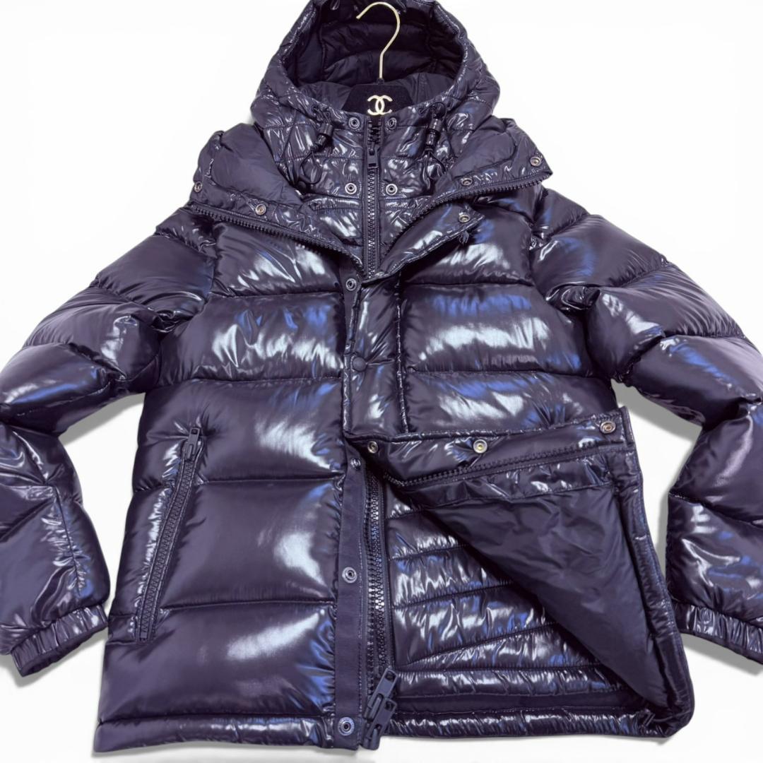 お*む様 【極美品】ポロラルフローレン シャイニーブラック ダウンジャケット ポ