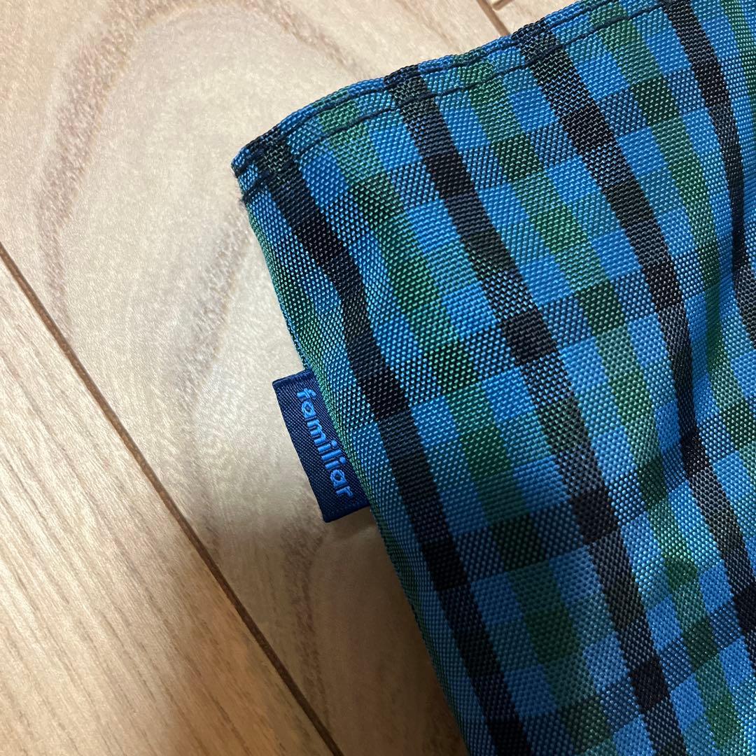 ファミリア◎familiar◎チェック柄◎レッスンバッグ