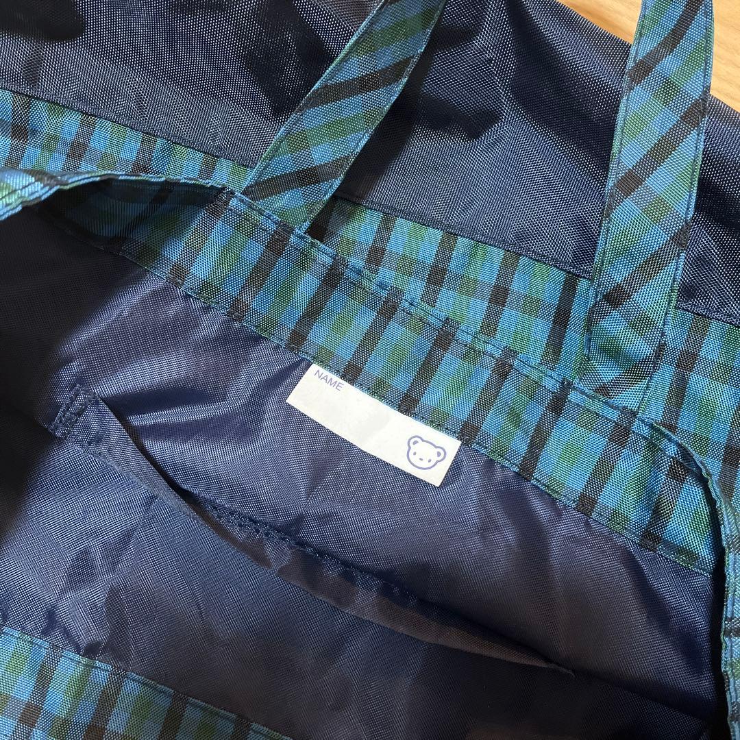 ファミリア◎familiar◎チェック柄◎レッスンバッグ