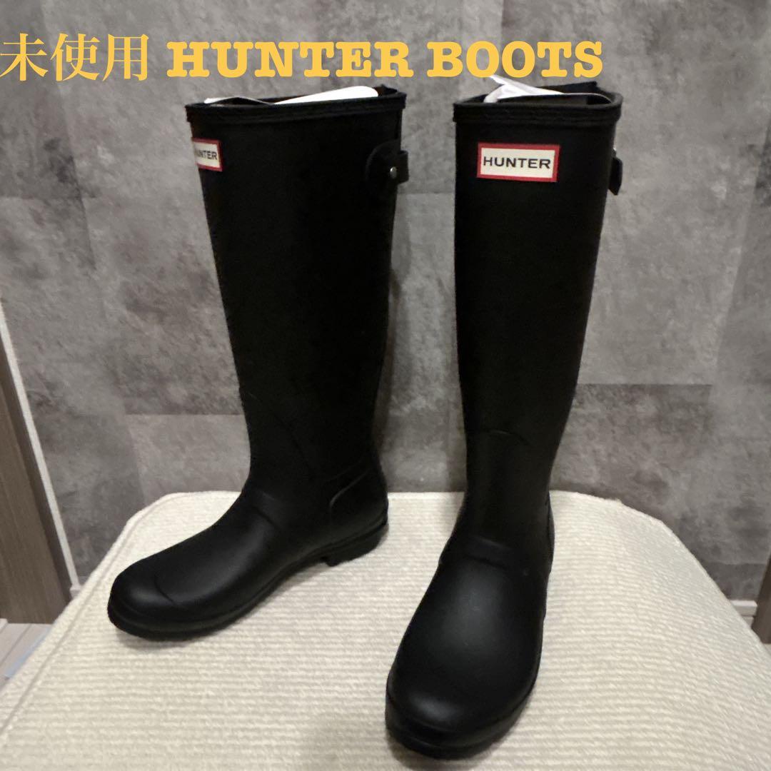 ✨新品未使用✨ HUNTER ハンター 長靴 ベルトストラップ ロング丈