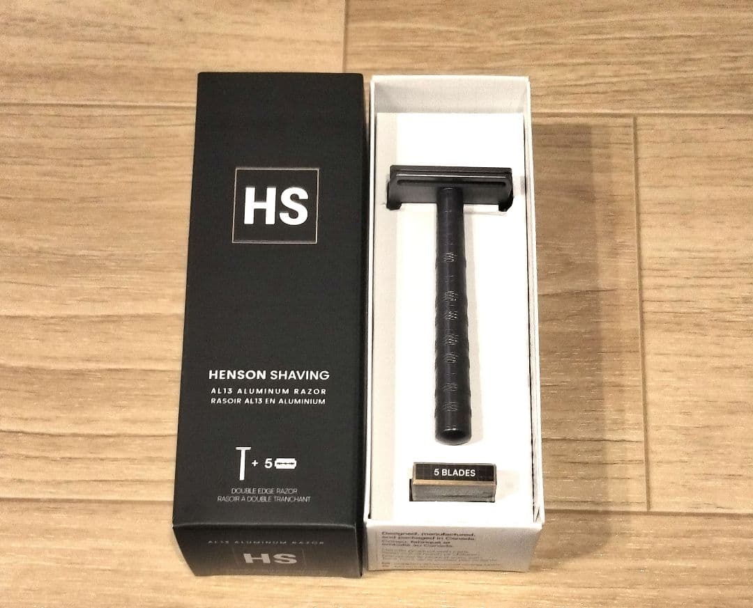 ヘンソンシェービング Henson Shaving AL13 替刃9枚付き