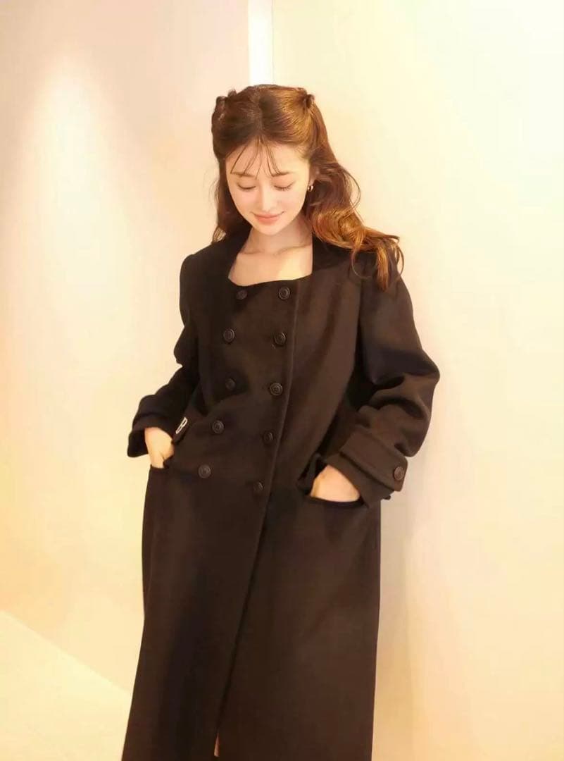 タグ付き新品 bibiy B. CAROL COAT ロングコート ブラック 黒
