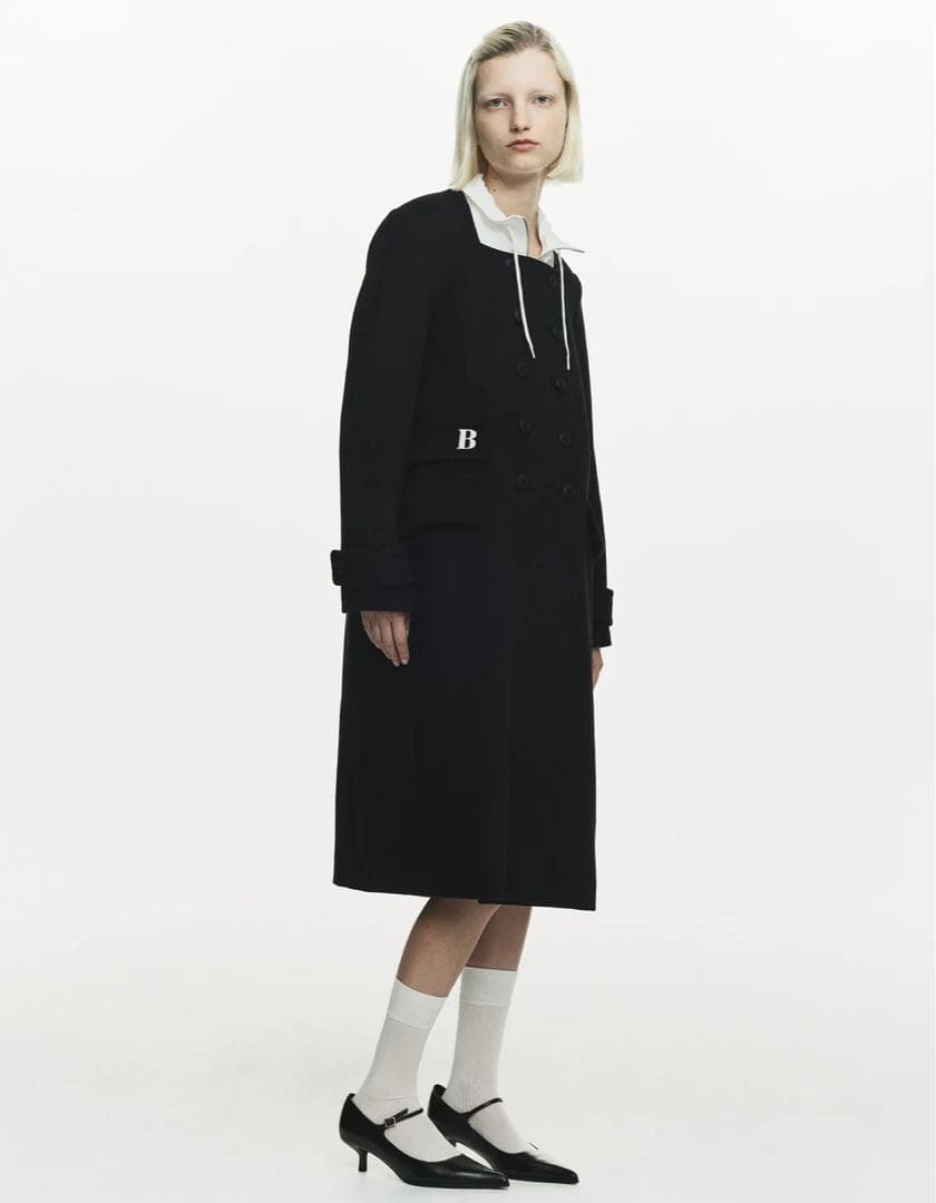 タグ付き新品 bibiy B. CAROL COAT ロングコート ブラック 黒