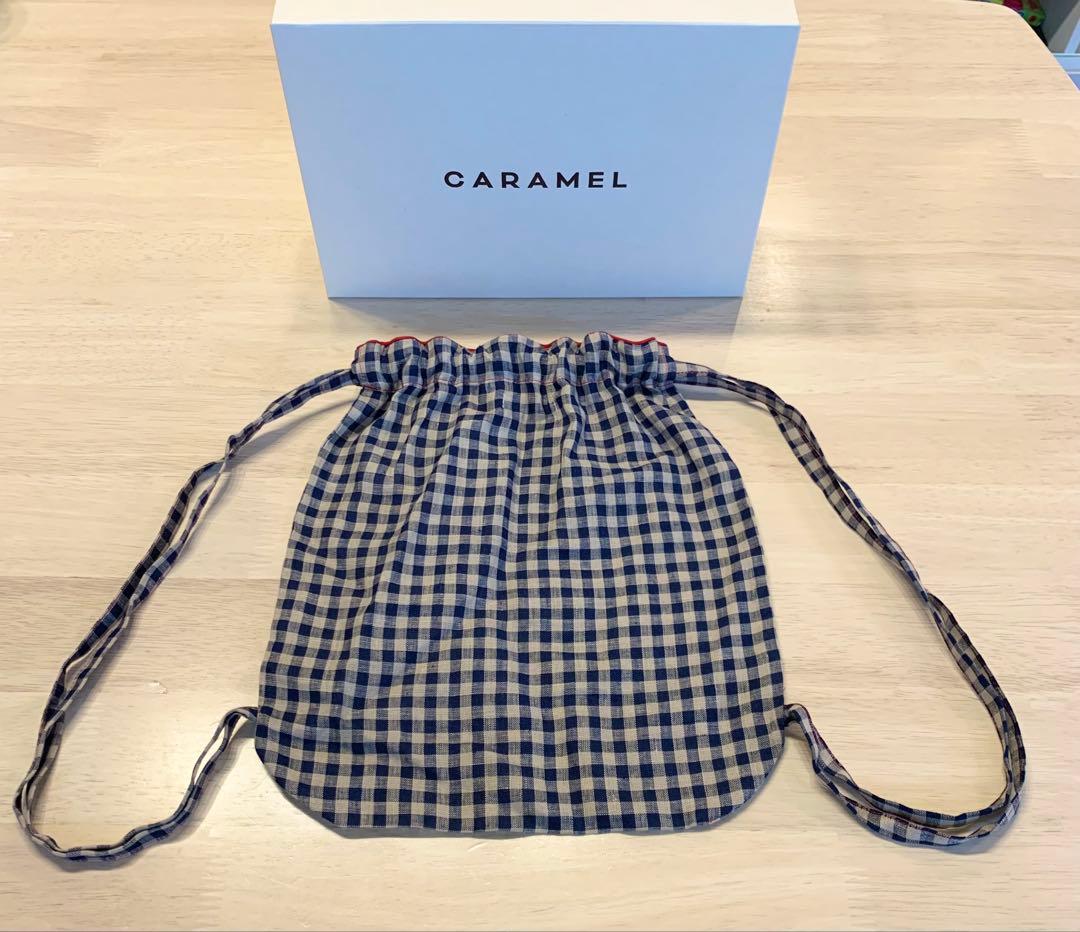 【新品未使用】CARAMEL チェック リュック バッグ 廃盤
