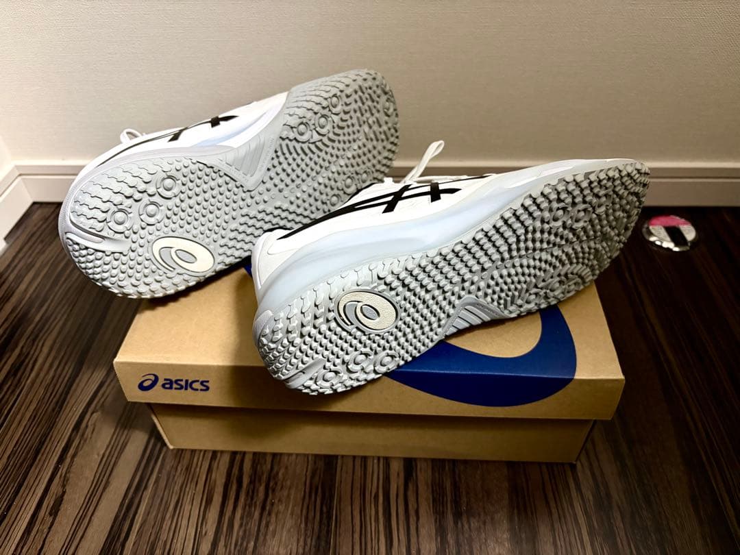 超美品 asics GEL-RESOLUTION X オムニ・クレー 27.5