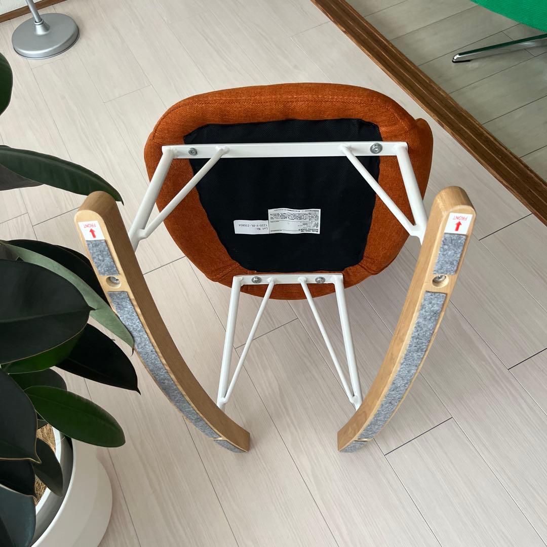 椅子 DULTON rocking chair argon orange