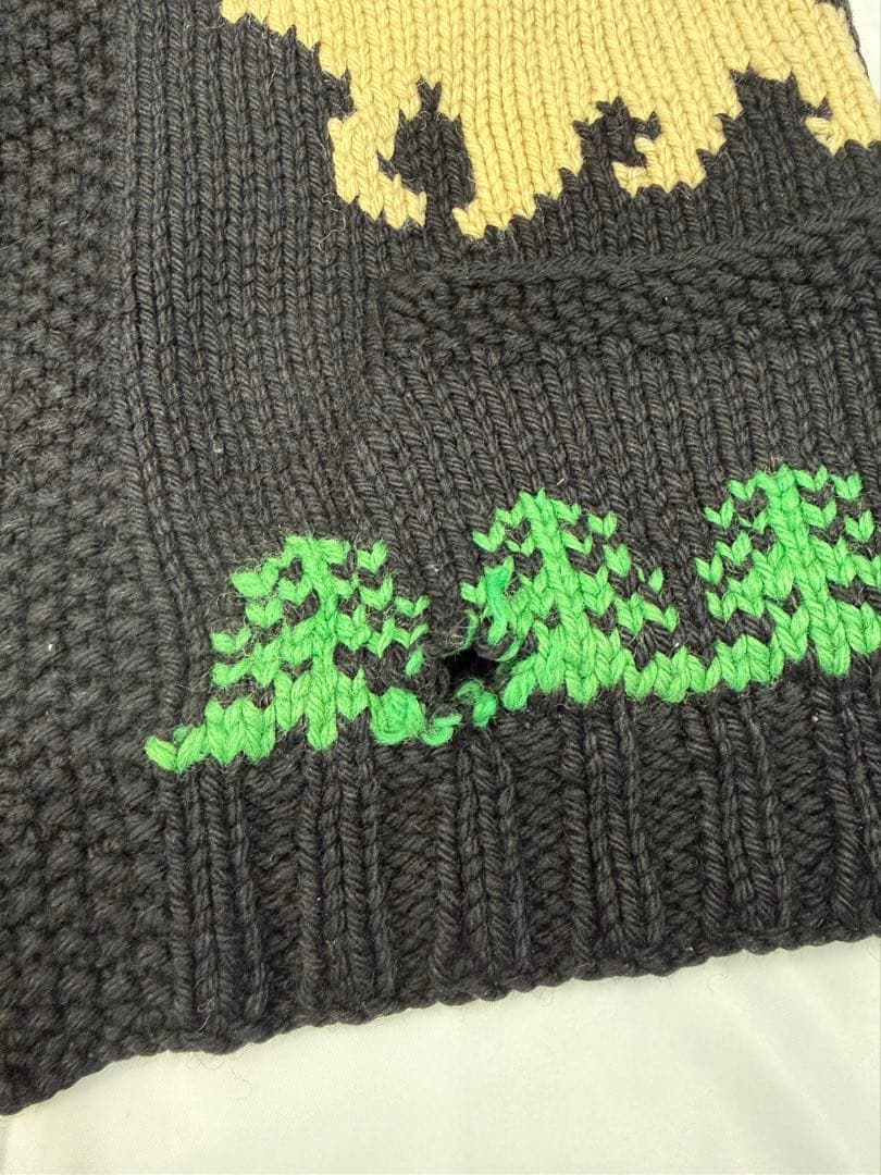 カウチンセーター　ビンテージ　古着　サイズL相当