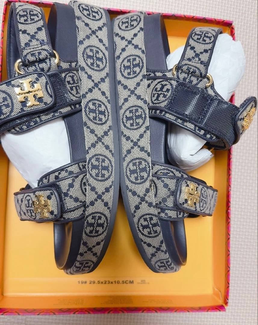 靴 Tory Burch T Monogram 7.5 US