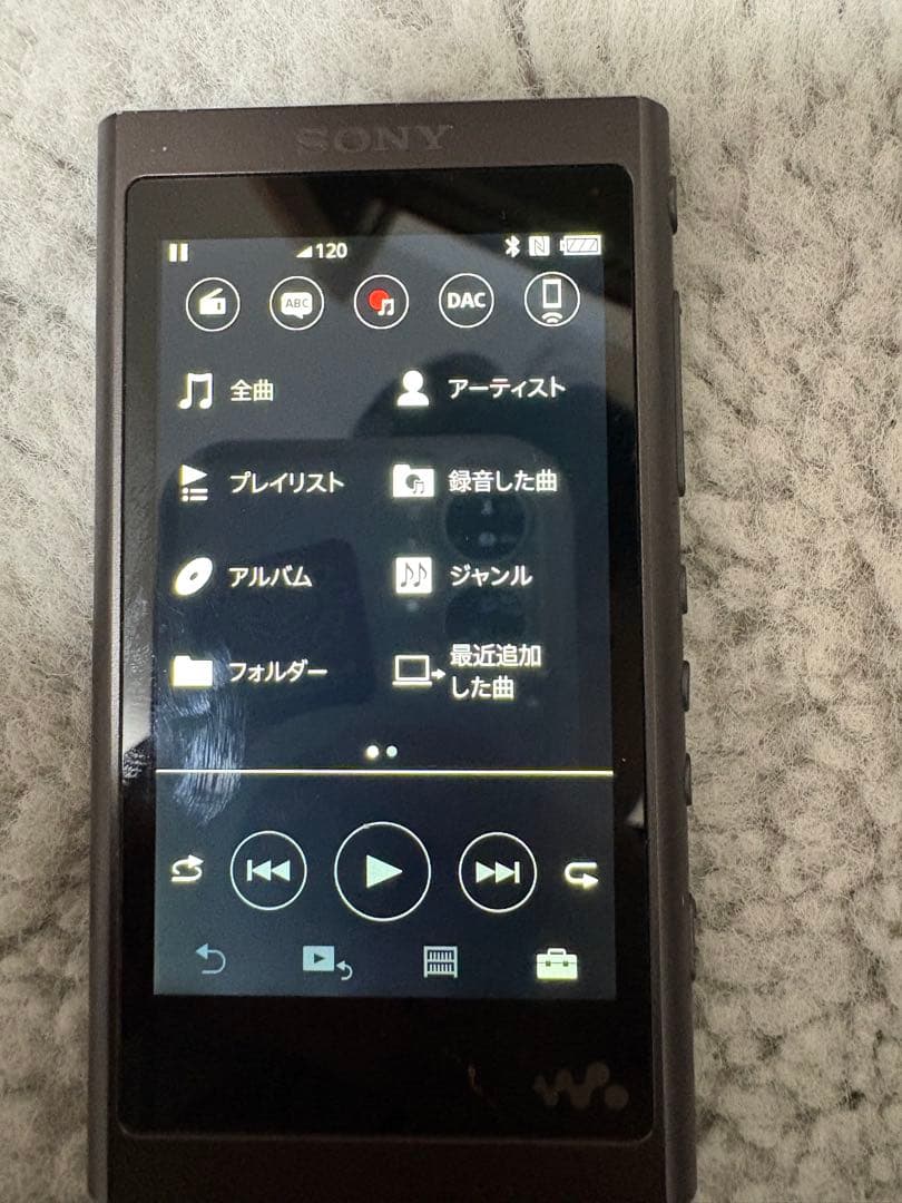 SONYNW-A50シリーズデジタルオーディオプレーヤー16GB箱無し充電器あり