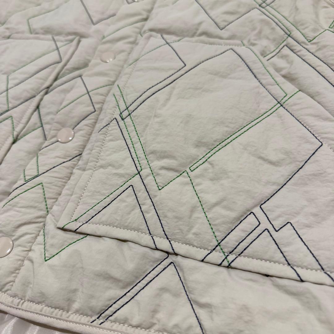 PAMM 時計じかけのアーガイルキルティングベスト アイボリー 2024AW