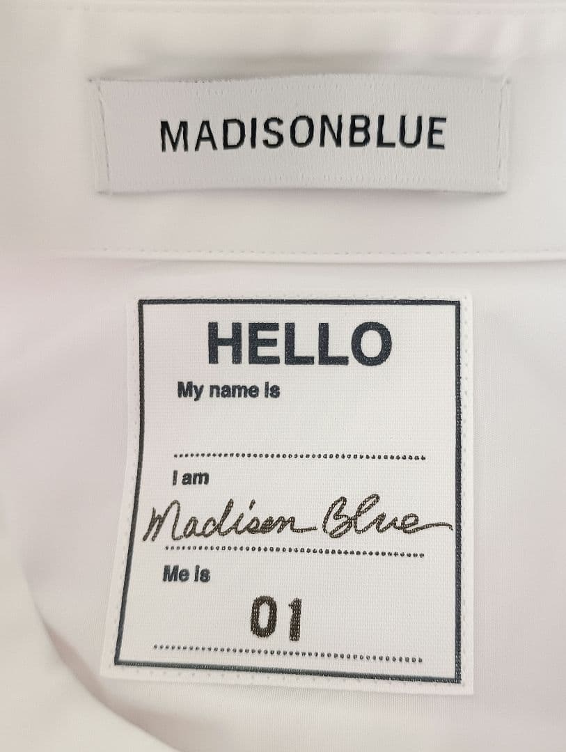 Yumi　マディソンブルー　B.D. シャツTYPEWRITER