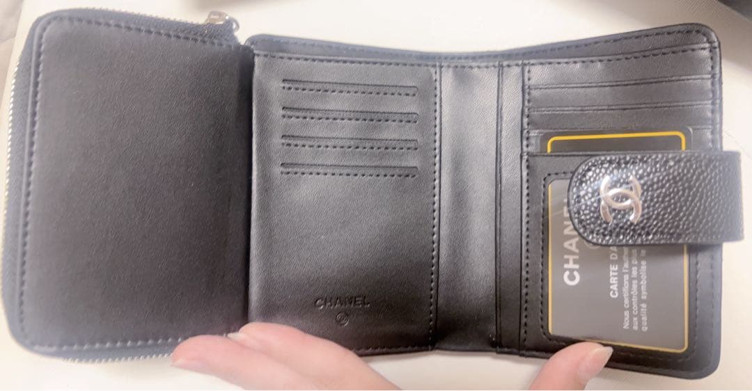 シャネル CHANEL 財布 キルティング 二つ折り財布