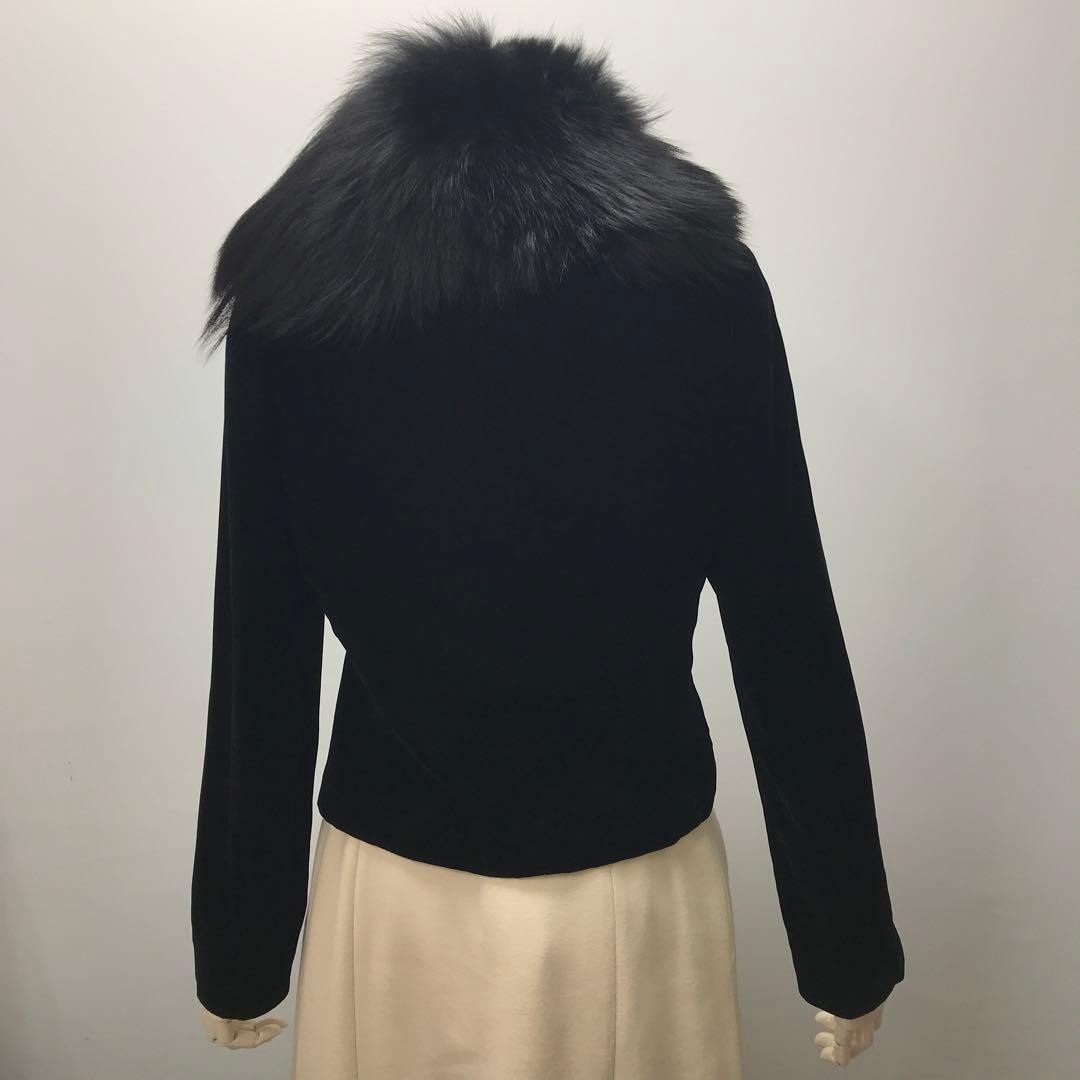 ☆美品☆Ralph Lauren ベロアジャケット コヨーテファー 　取り外し可